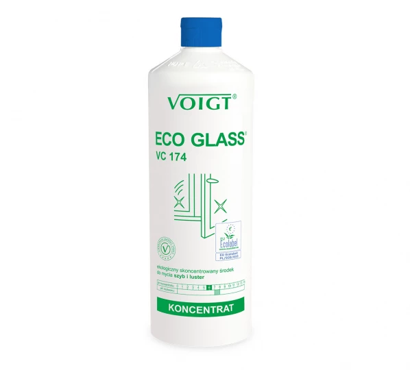 Ekologiczny skoncentrowany środek  do mycia szyb i luster - ECO GLASS VC 174