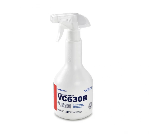 Cleaning and disinfection of refrigerators, cold stores, and stainless steel surfaces - GASTRO-ACID SPRAY VC630R