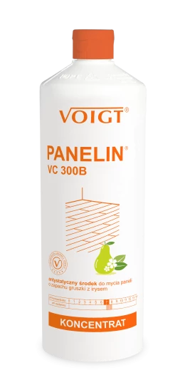 Antystatyczny środek do mycia paneli podłogowych i ściennych o zapachu gruszki z irysem - PANELIN VC300B