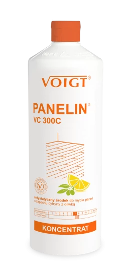 Antystatyczny środek do mycia paneli podłogowych i ściennych o zapachu cytryny z oliwką - PANELIN VC300C