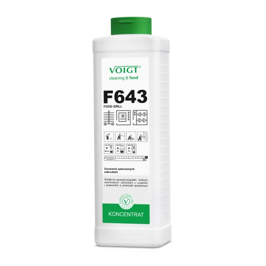 Usuwanie spieczonych zabrudzeń - F643 FOOD GRILL