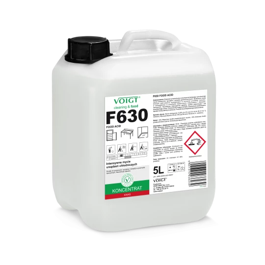 Intensywne mycie urządzeń chłodniczych - F630 FOOD ACID
