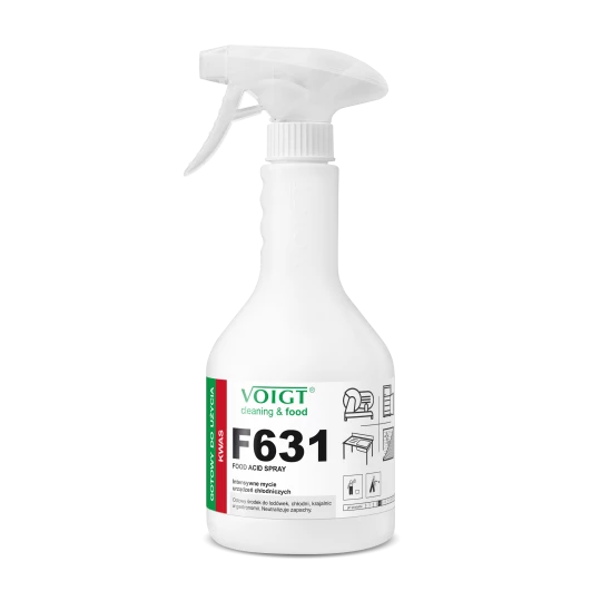 Intensywne mycie urządzeń chłodniczych - F631 FOOD ACID SPRAY