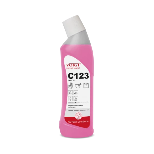 Bieżące mycie urządzeń sanitarnych - C123 SANIT GEL