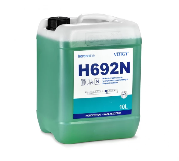 Industrial dishwasher neutral rinse aid - H692N