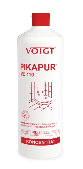Acidic regular cleaning formula for sanitary facilities and fitments - PIKAPUR VC 110