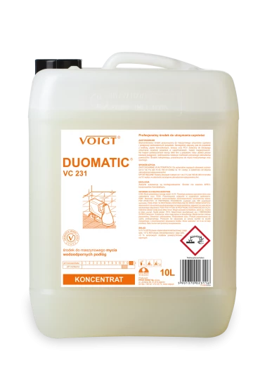 Power cleaning formula for water-resistant flooring - DUOMATIC VC231