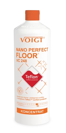 Środek do mycia i pielęgnacji podłóg z dodatkiem Teflon™ surface protector - NANO PERFECT FLOOR VC248