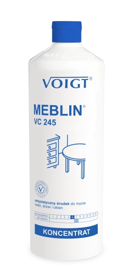 Anti-static cleaning formula for furniture, doors, and windows - MEBLIN VC245