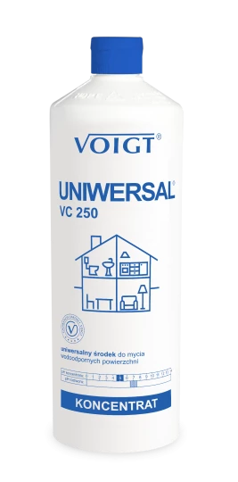 Universal cleaning formula for water-resistant surfaces - UNIWERSAL VC250