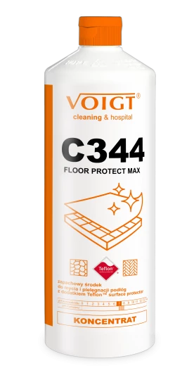 Fragranced floor cleaning and care formula with Teflon™ Surface Protector - C344 FLOOR PROTECT MAX
