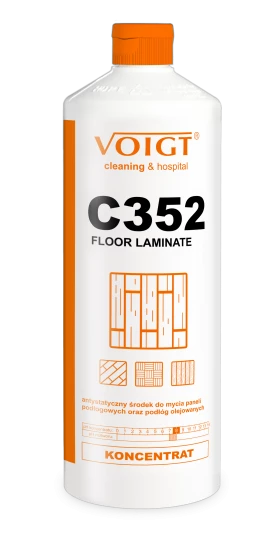 Anti-static cleaning formula for flooring panels and oil-coated floors - C352 FLOOR LAMINATE