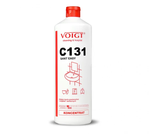 Regular cleaning of surfaces and fittings in sanitary facilities - C131 SANIT EASY