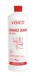 Sanitariaty - Myjąco-dezynfekcyjny środek do mycia pomieszczeń i urządzeń sanitarnych - NANO SAN VC 112